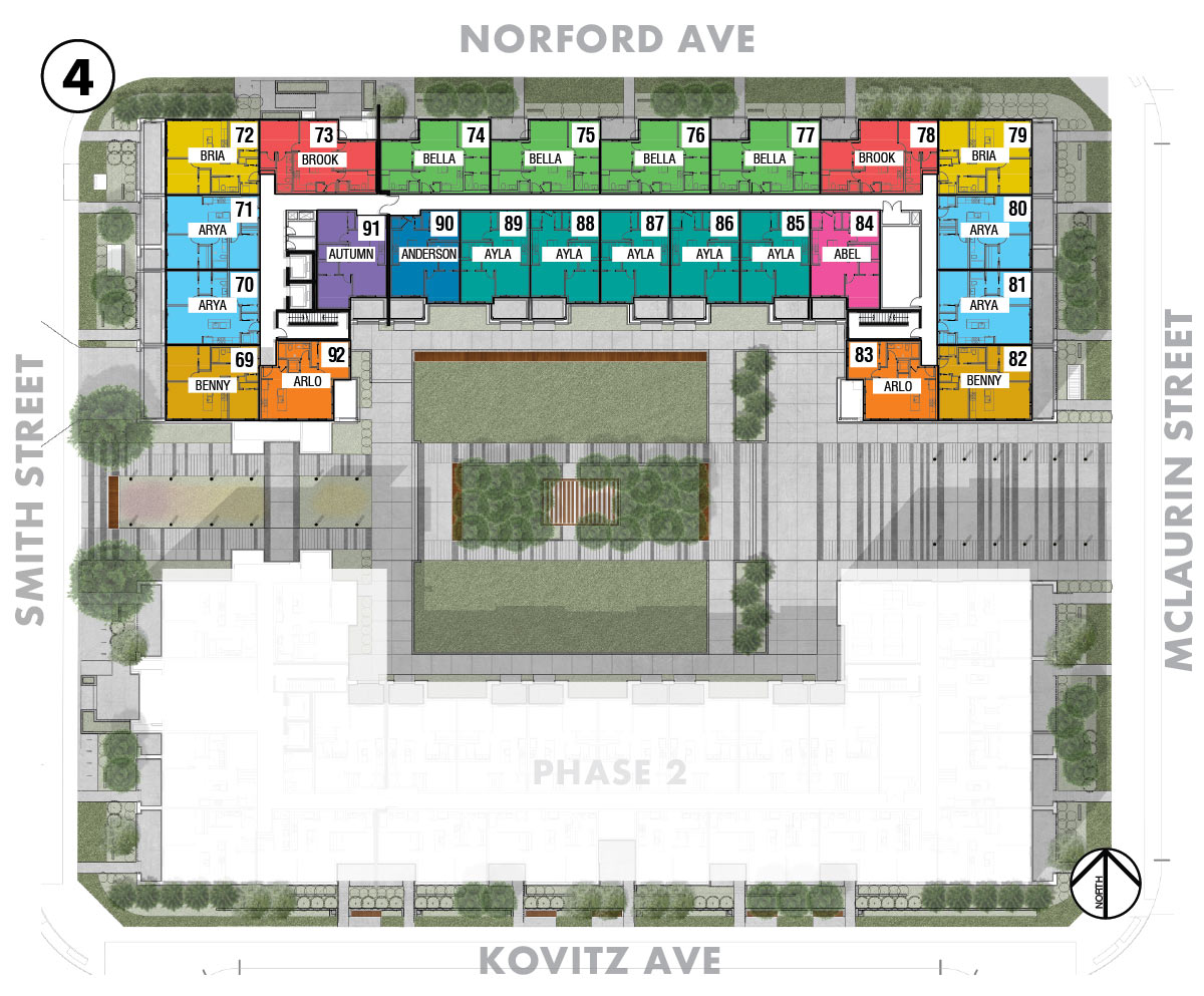 Esquire - Site Plan - Floor 3